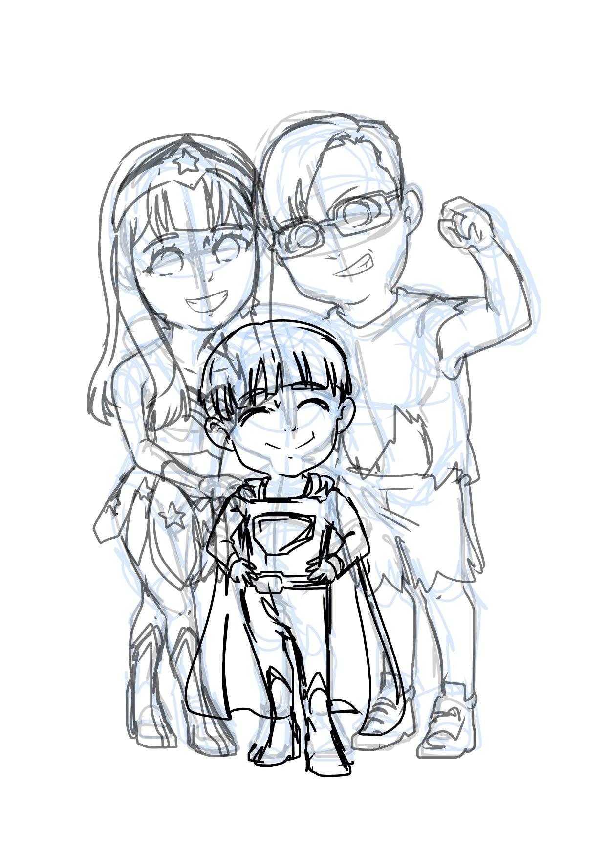 CHIBI Portrait Drawing