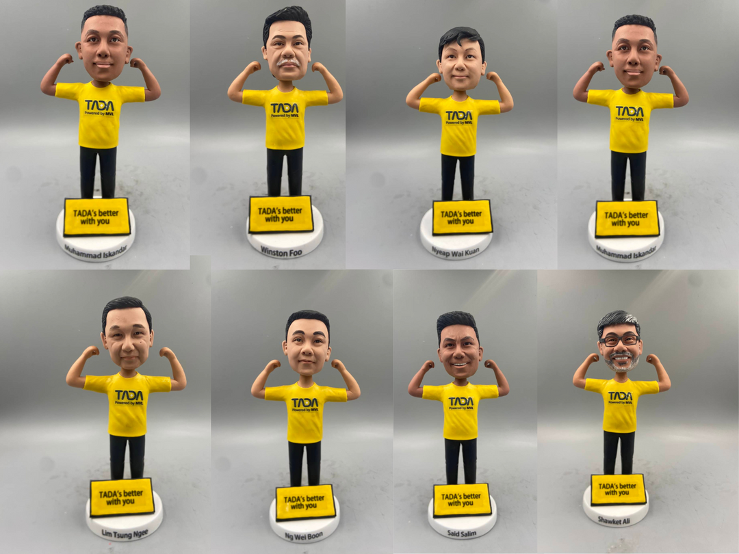 Bulk Custom Bobbleheads for Corporate Recognition — How TADA Celebrated Their Drivers