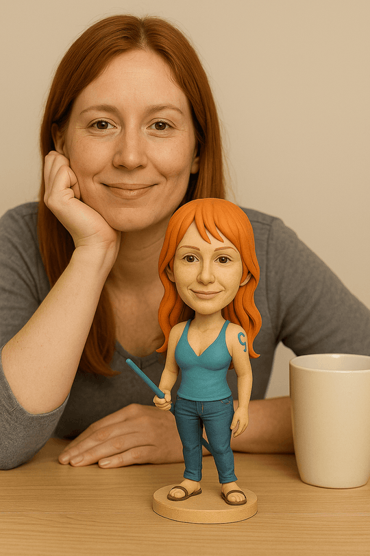 Custom Bobble Head Mini Figurine One Piece Customized