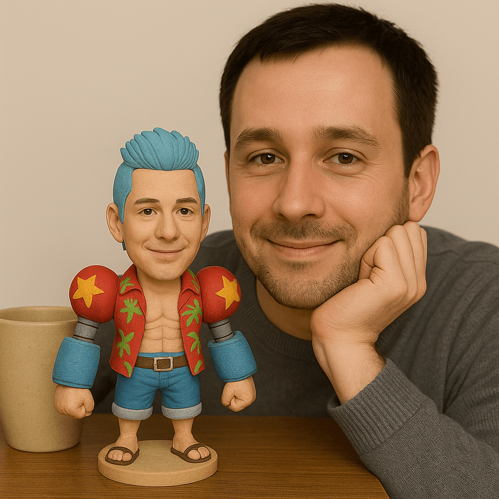 Custom Bobble Head Mini Figurine One Piece Customized