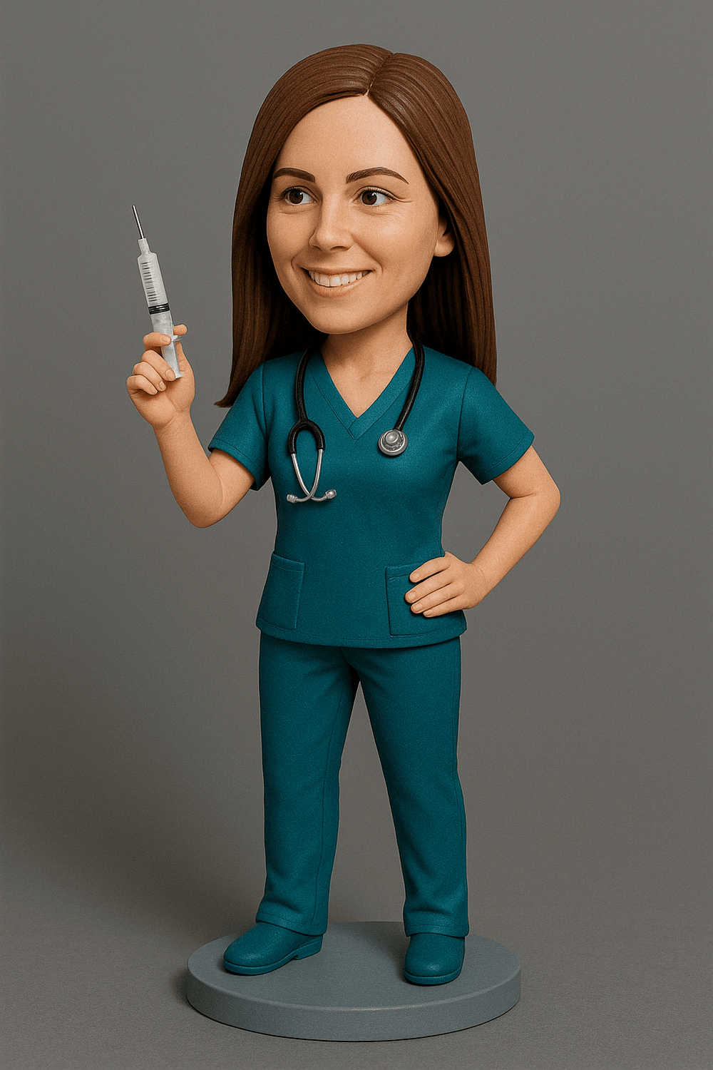 Custom Bobble Head Mini Figurine Nurse Customized