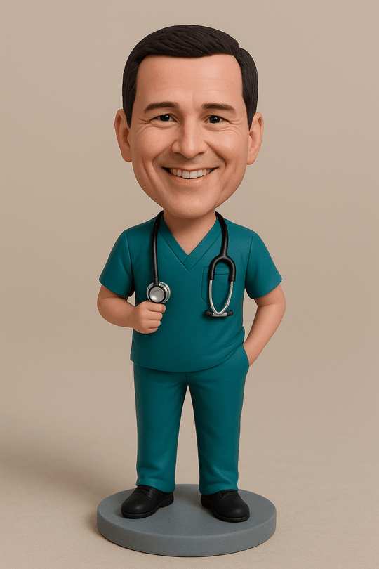 Custom Bobble Head Mini Figurine Nurse Customized
