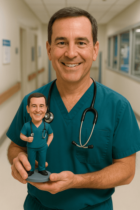 Custom Bobble Head Mini Figurine Nurse Customized