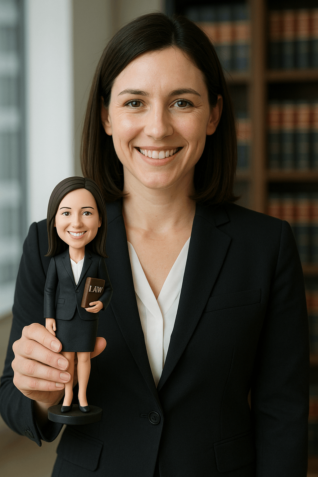 Custom Bobble Head Mini Figurine Lawyer Gift Customized