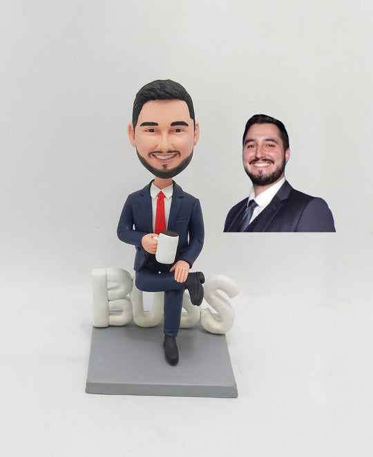Custom Boss Bobblehead – Personalized Gift for Managers & Leaders