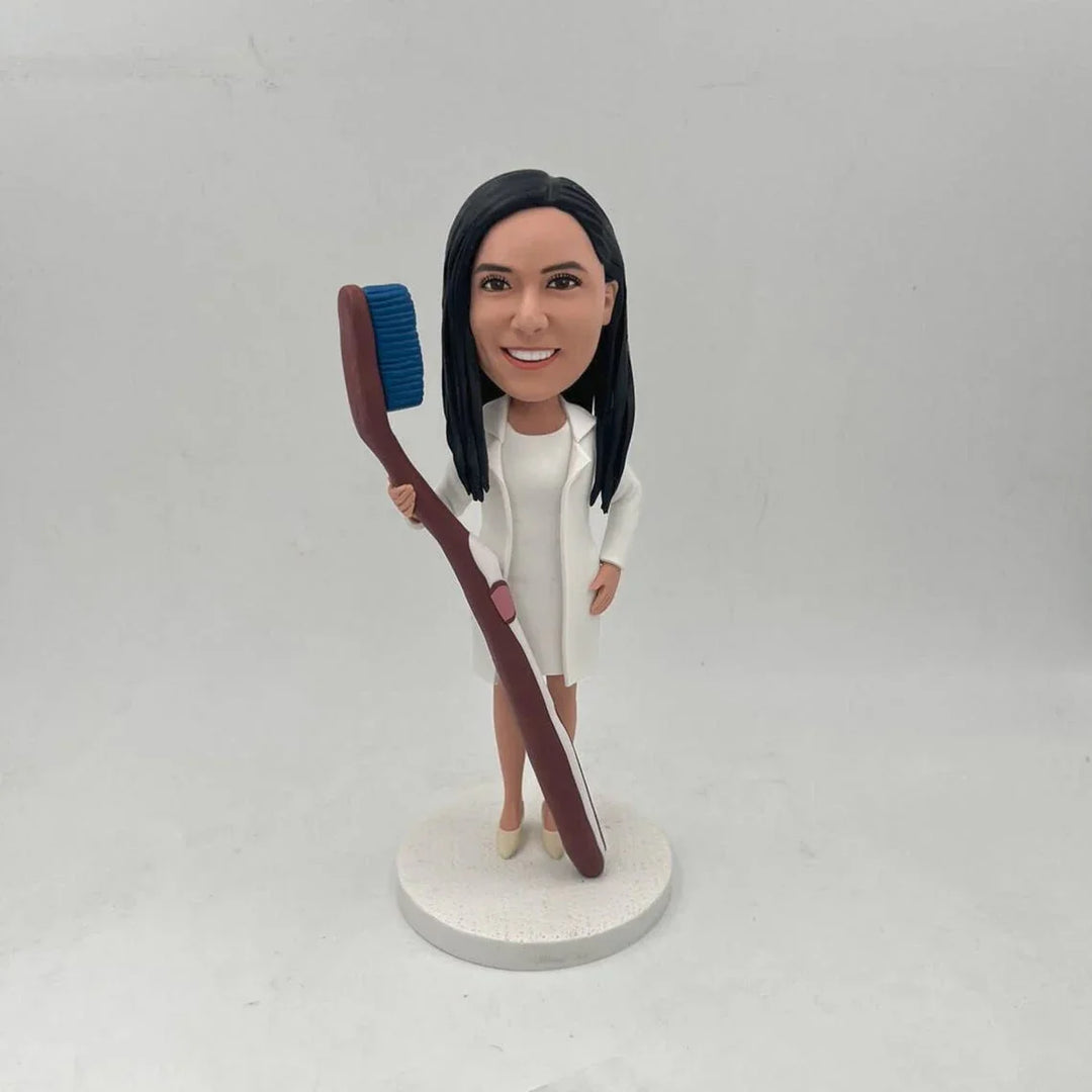 Custom Bobble Head Mini Figurine Dentist Customized