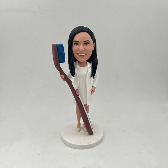 Custom Bobble Head Mini Figurine Dentist Customized