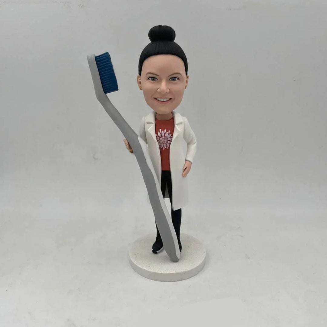 Custom Bobble Head Mini Figurine Dentist Customized