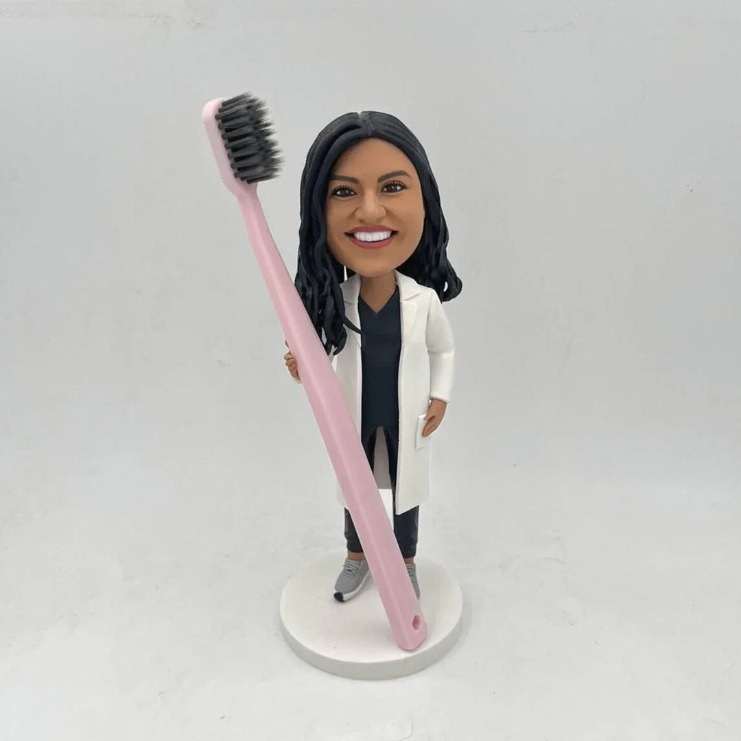 Custom Bobble Head Mini Figurine Dentist Customized
