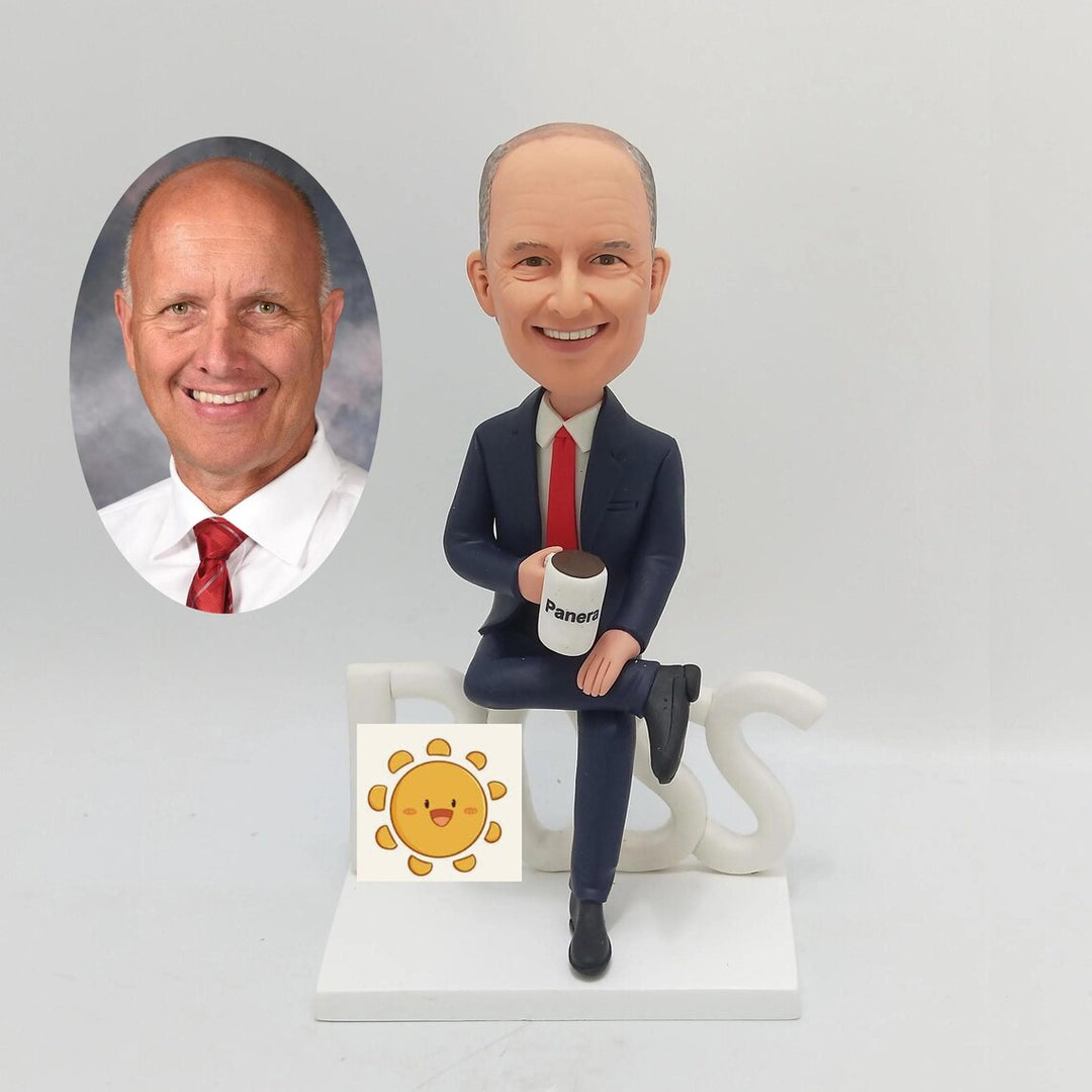 Custom Boss Bobblehead – Personalized Gift for Managers & Leaders