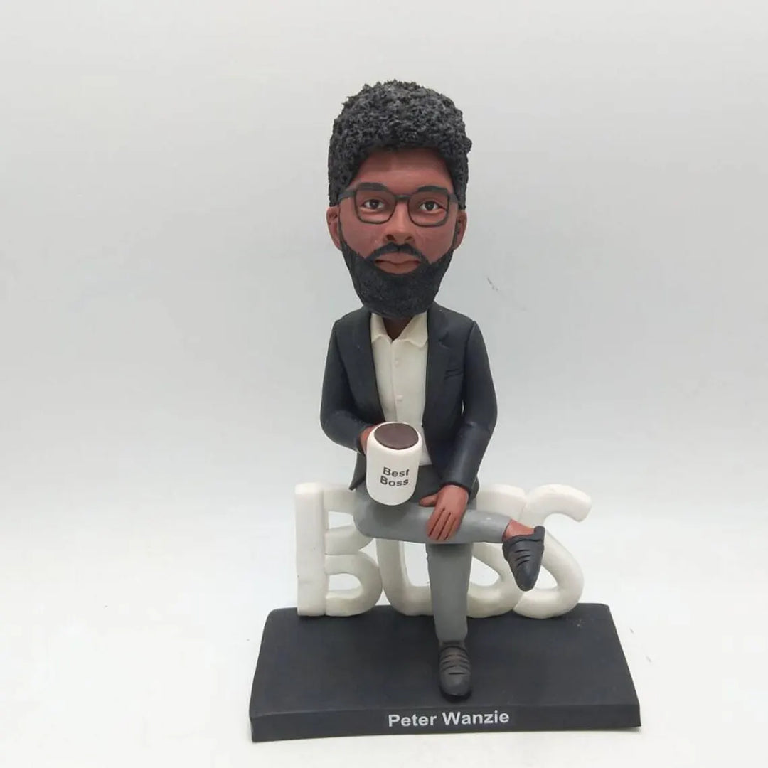Custom Boss Bobblehead – Personalized Gift for Managers & Leaders