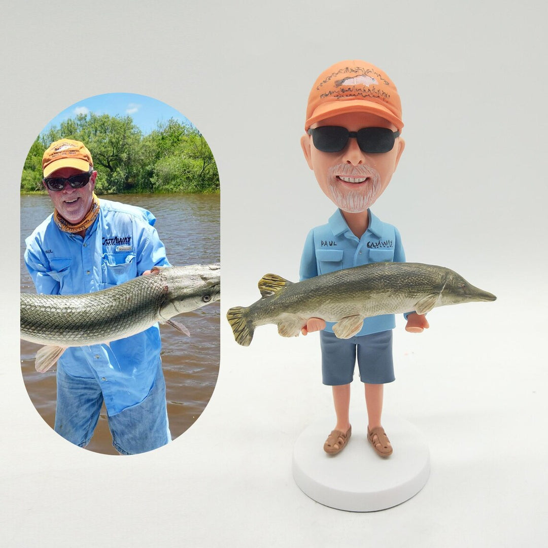 Custom Bobblehead - The Fishing Gift That’ll Make Them Bobble With Joy