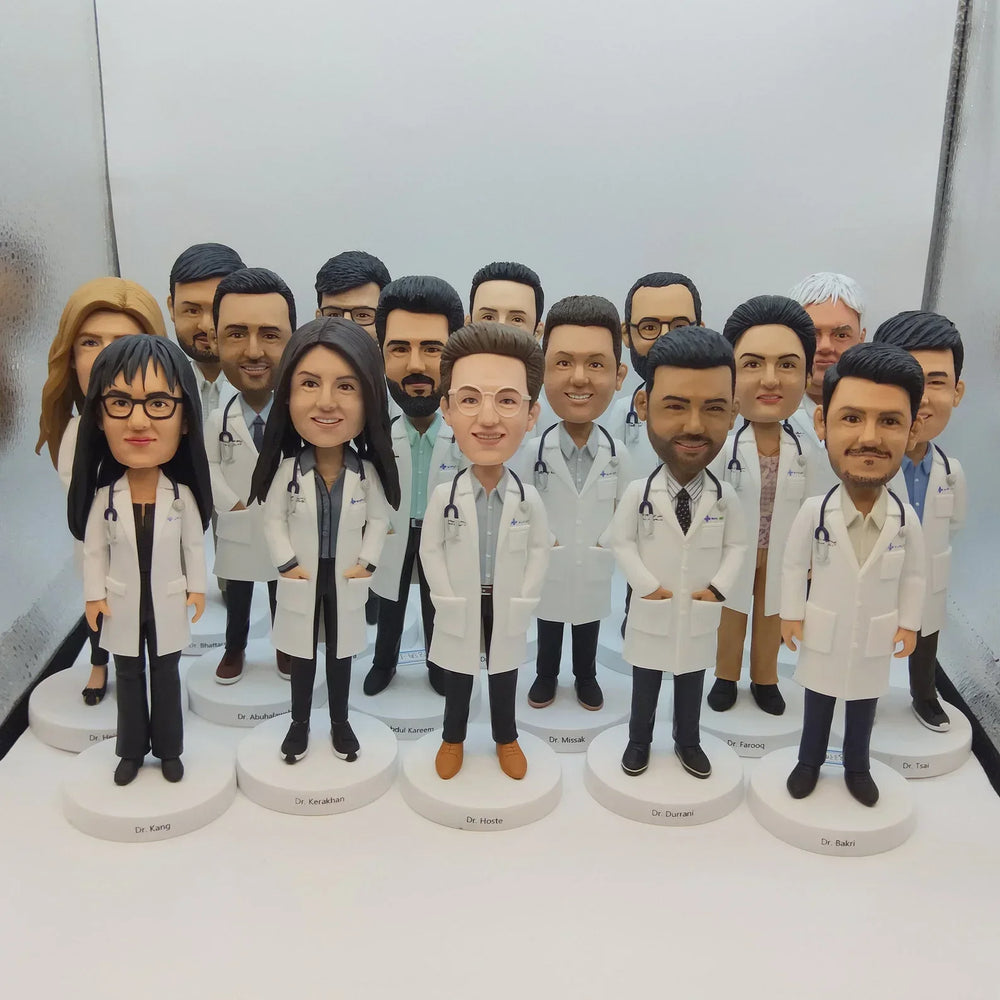 Custom Bobble Head Mini Figurine Doctor Customized