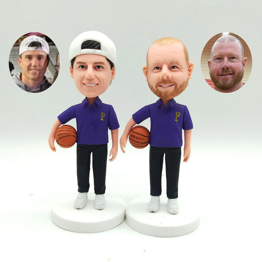 Custom Bobble Head Mini Figurine Basket Ball NBA Customized