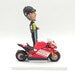 Custom Figurine with Motorbike – Personalized Motorcycle or Scooter Figurine