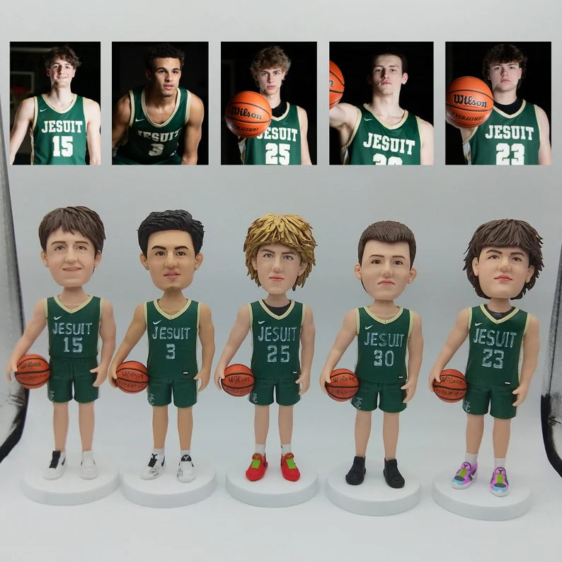 Custom Bobble Head Mini Figurine Basket Ball NBA Customized