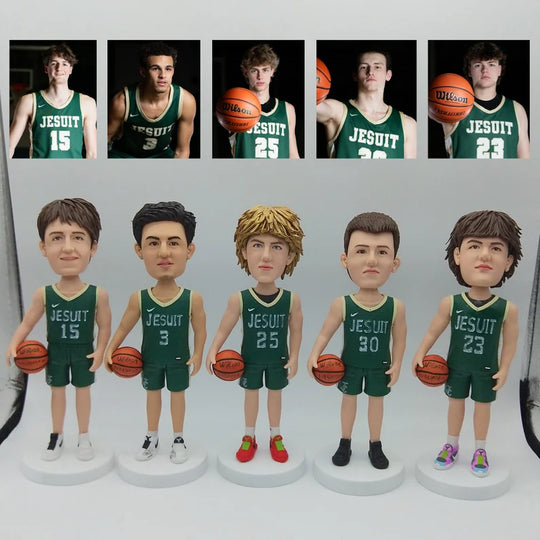 Custom Bobble Head Mini Figurine Basket Ball NBA Customized
