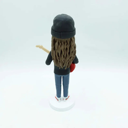 Custom Bobble Head Mini Figurine Guitarist Customized