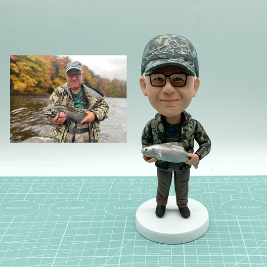 Custom Bobblehead - The Fishing Gift That’ll Make Them Bobble With Joy