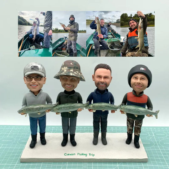 Custom Bobblehead - The Fishing Gift That’ll Make Them Bobble With Joy