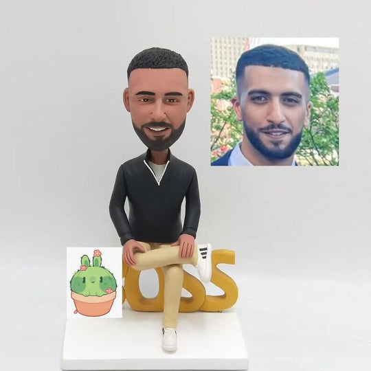 Custom Boss Bobblehead – Personalized Gift for Managers & Leaders