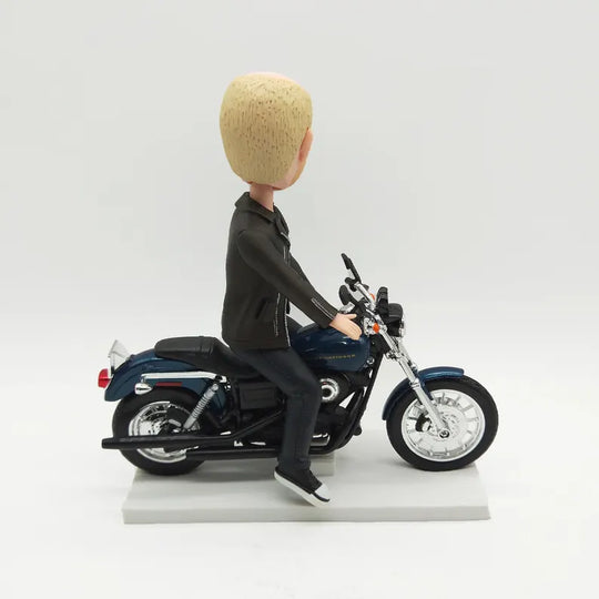Custom Figurine with Motorbike – Personalized Motorcycle or Scooter Figurine