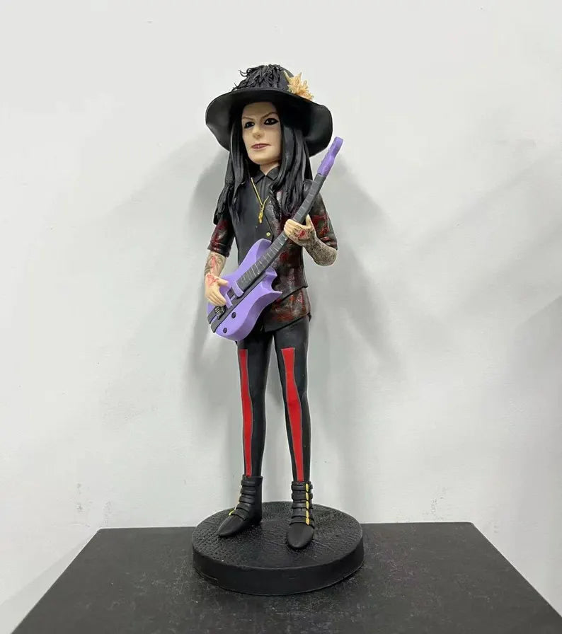 Custom Bobble Head Mini Figurine Guitarist Customized