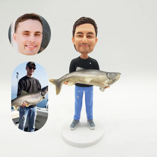 Custom Bobblehead - The Fishing Gift That’ll Make Them Bobble With Joy