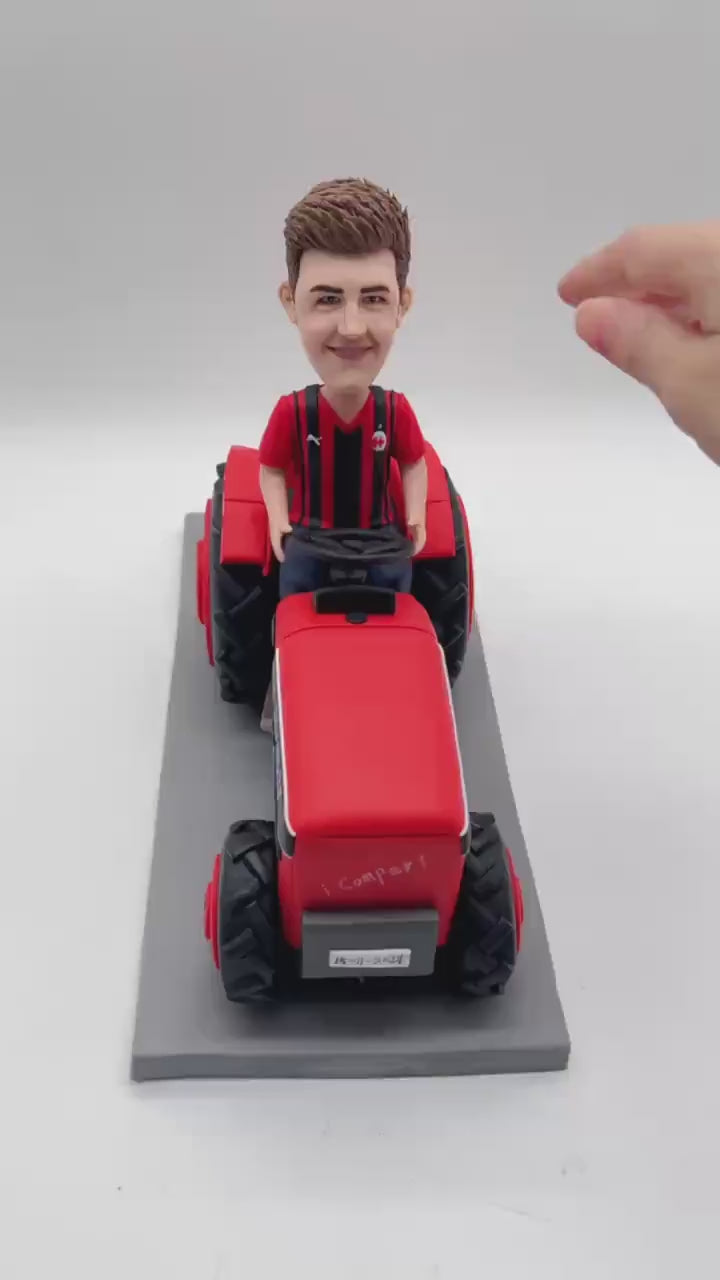 Custom Bobblehead with Car – Personalized Gift for Car Lovers f1
