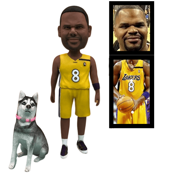Custom Bobble Head Mini Figurine Basket Ball NBA Customized