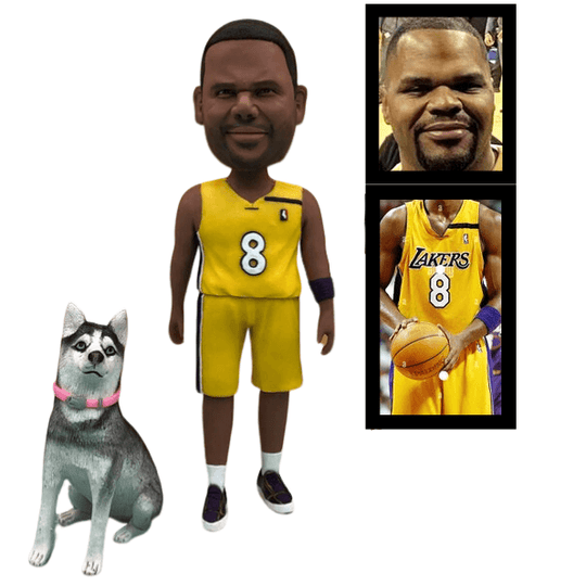 Custom Bobble Head Mini Figurine Basket Ball NBA Customized