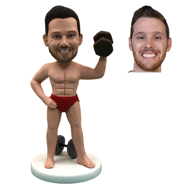 Custom Bobblehead weightlifting weightlifterCustom Bobbleheads