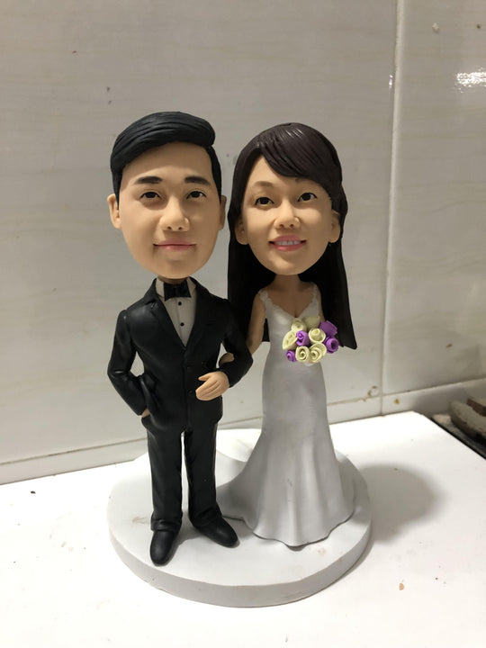 Wedding Couple Bobble Head | Couple Bobble Head | Coupleofthings