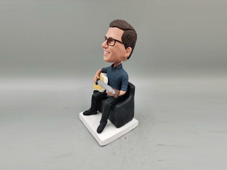 Guitarist Bobble Head | Guitarist Mini Figurine | Coupleofthings