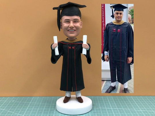 Custom Graduation Bobble Head | Graduation Figurine | Coupleofthings