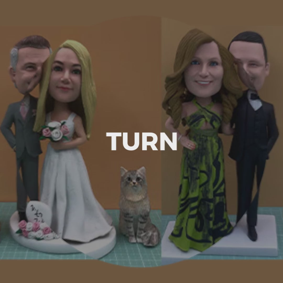 Custom Bobbleheads as Corporate Gifts: Personalized Cake Toppers and Branded Employee Figurines