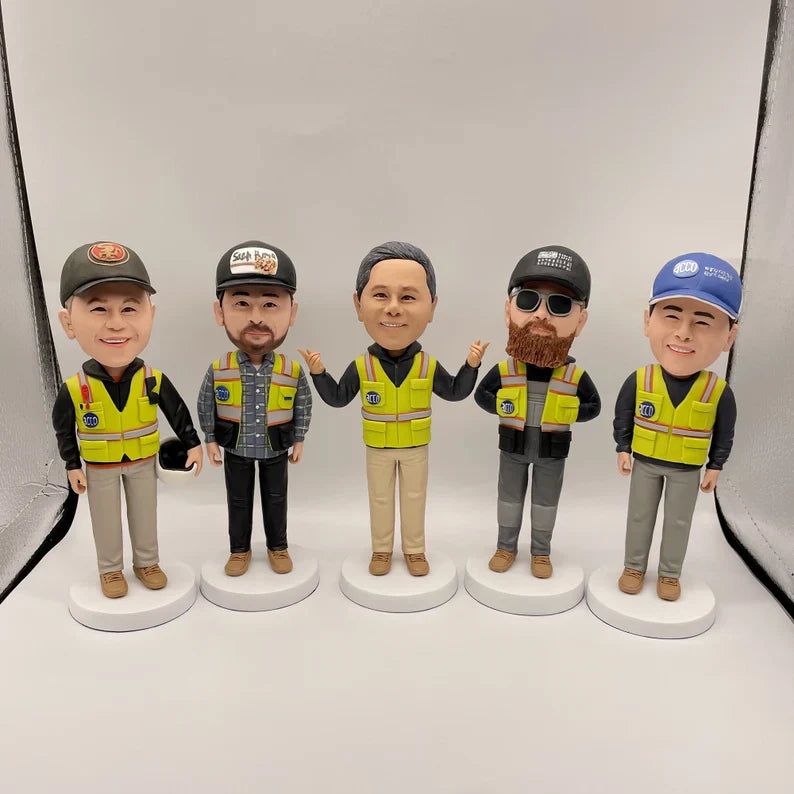 Enhance Company Events with Custom Bobbleheads: Perfect as a Custom Cake Topper Personalize Gift and More for Businesses