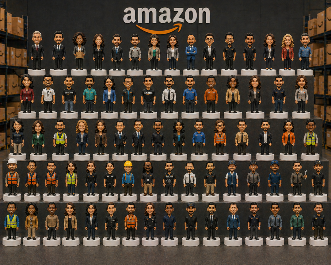 Corporate Bulk Order Custom Bobble Head Mini Figurines