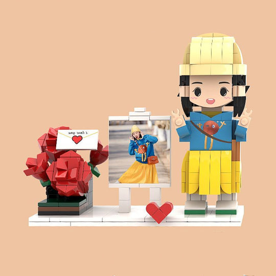 Custom Brick Figure – Personalized Mini Figure Gift