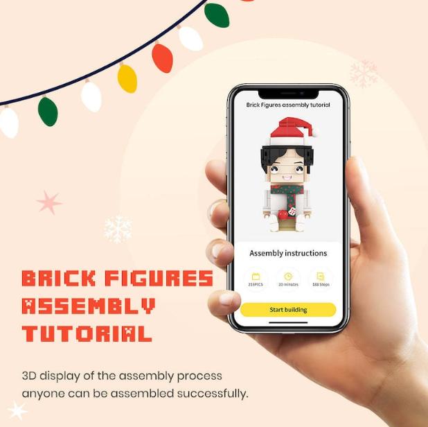 Custom Brick Figure – Personalized Mini Figure Gift