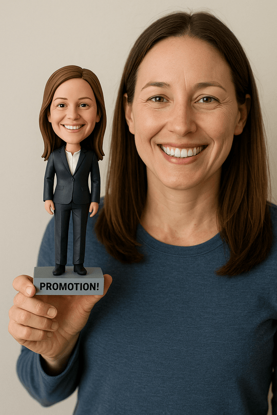 Custom Bobble Head Mini Figurine Promotion Celebration