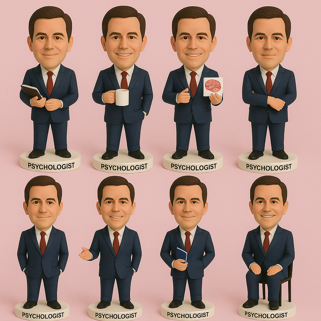 Custom Psychologist Bobblehead — Made From Your Photo