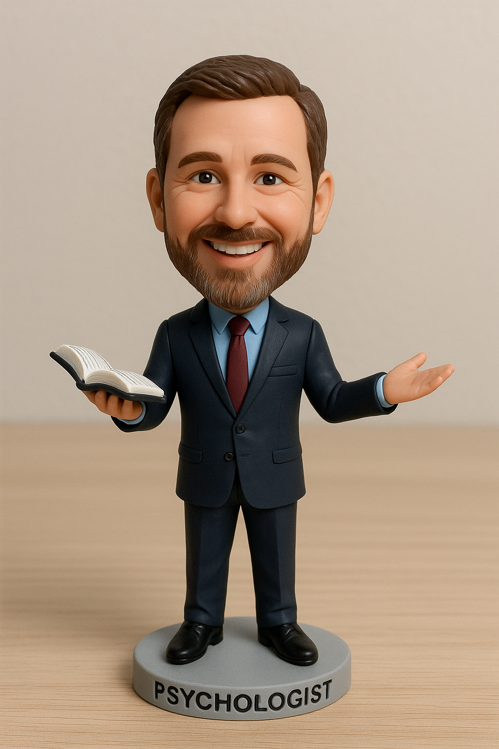 Custom Psychologist Bobblehead — Made From Your Photo