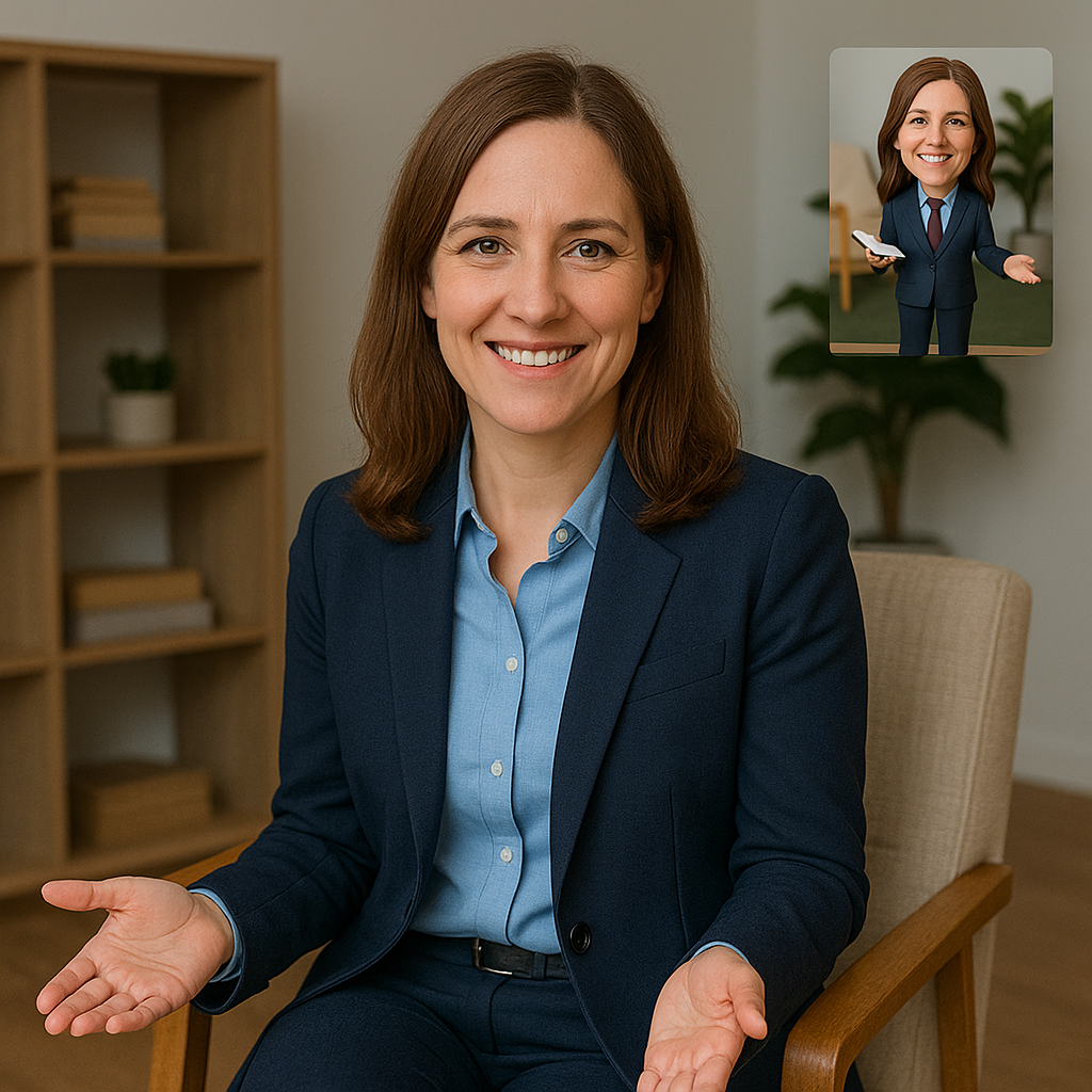 Custom Psychologist Bobblehead — Made From Your Photo