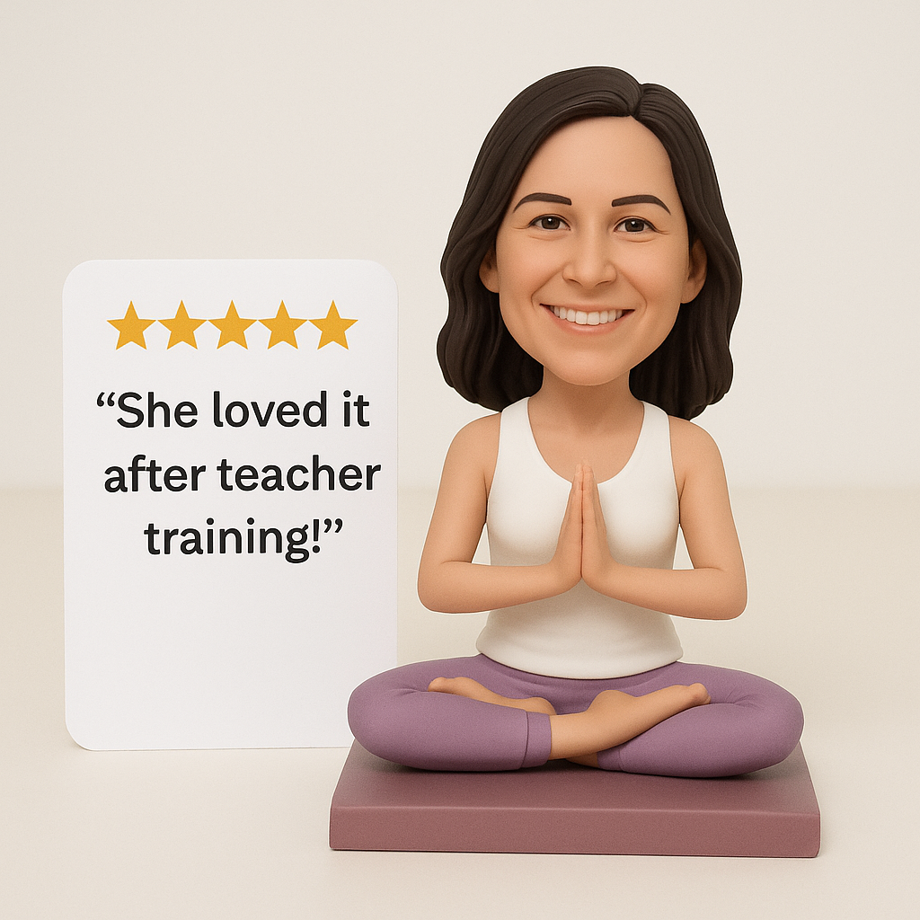 Custom Yoga Lover Bobblehead – Personalized Gift for Yogis