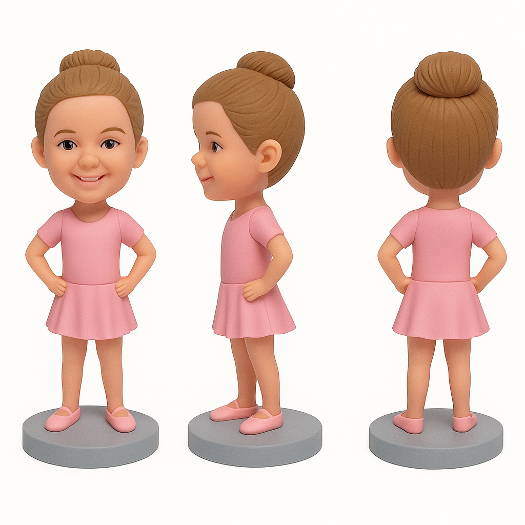Custom Ballet Bobblehead – Personalized Ballerina Figurine & Dance Gift