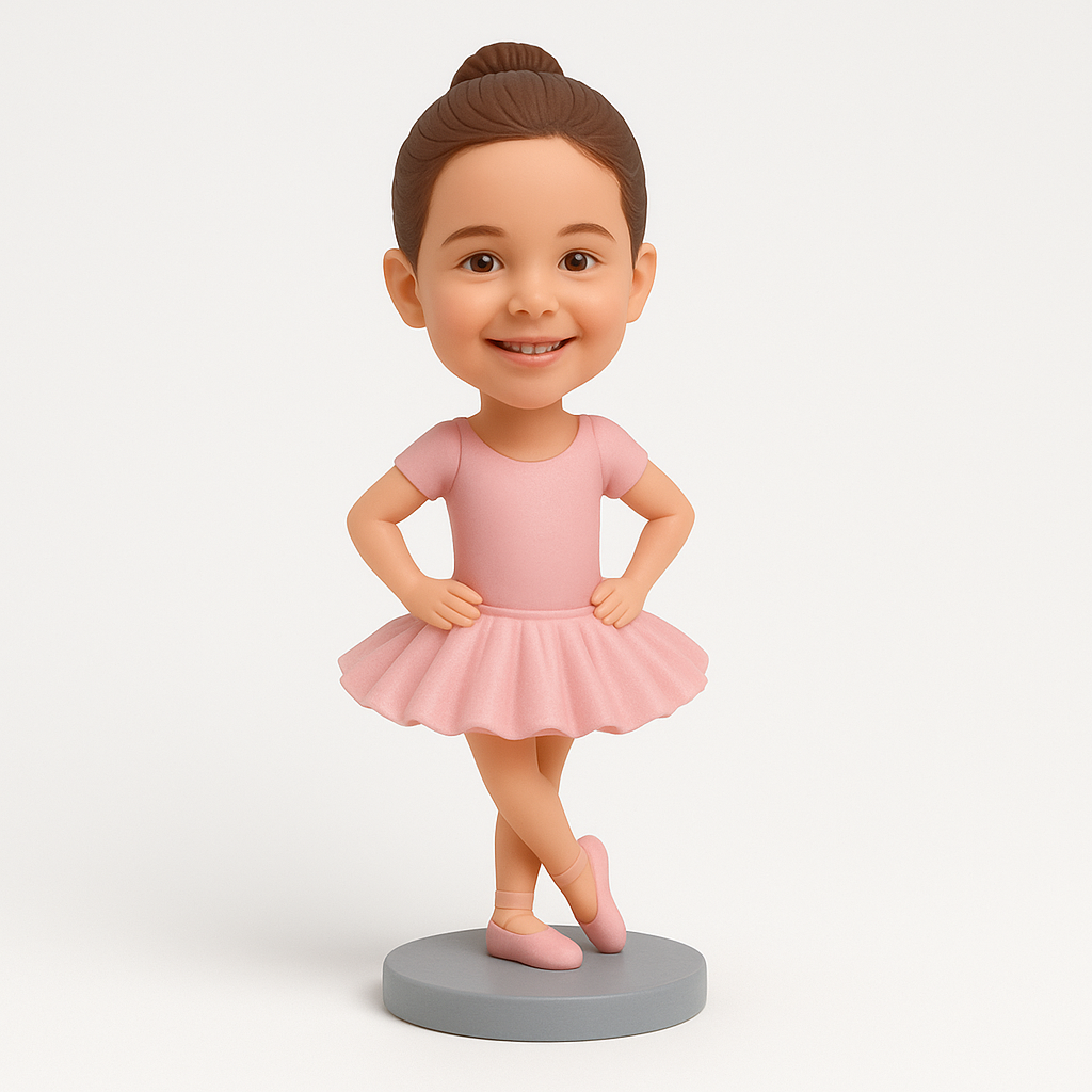 Custom Ballet Bobblehead – Personalized Ballerina Figurine & Dance Gift