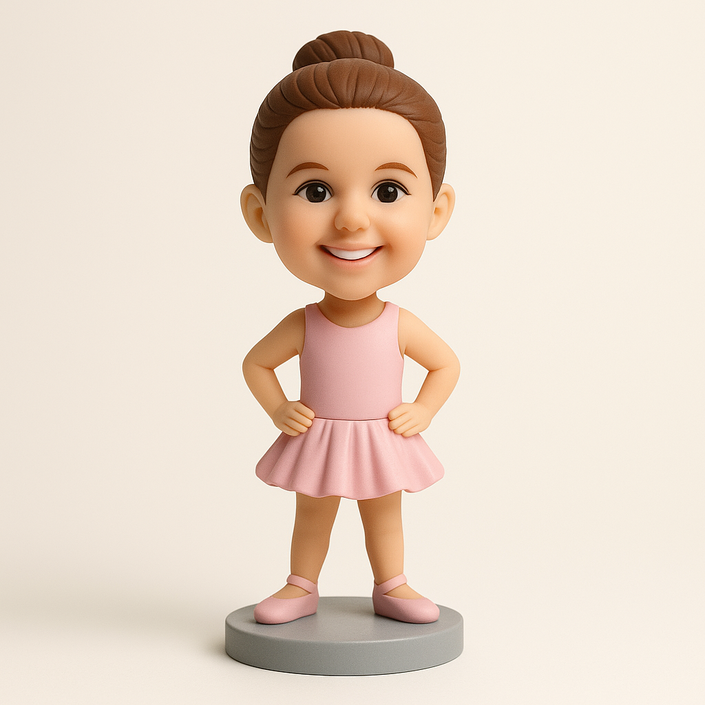 Custom Ballet Bobblehead – Personalized Ballerina Figurine & Dance Gift