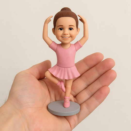 Custom Ballet Bobblehead – Personalized Ballerina Figurine & Dance Gift