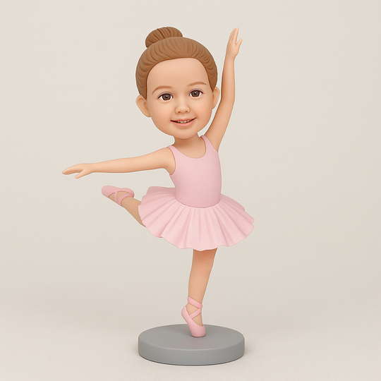 Custom Ballet Bobblehead – Personalized Ballerina Figurine & Dance Gift